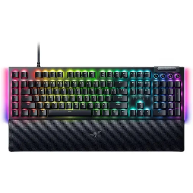 Razer Wired Mechanical Gaming Keyboard Blackwidow V4 Black Us Multimedia + Wrist Rest RZ03-04690100-R3M1