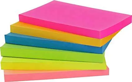 B/R Stick Notes Neon Colors 75X125(3X5") NP205(ART NP807)