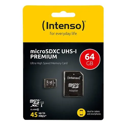 Intenso Micro SD Card Uhs-I 64GB Professional
