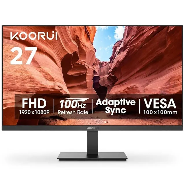 Koorui Monitor 27" FHD Ips 100Hz Vga/Hdmi 3YW E2711F