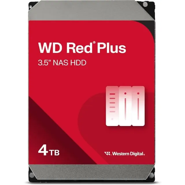 Western Digital HDD 4TB 3.5" Sata Red Plus WD40EFZZ