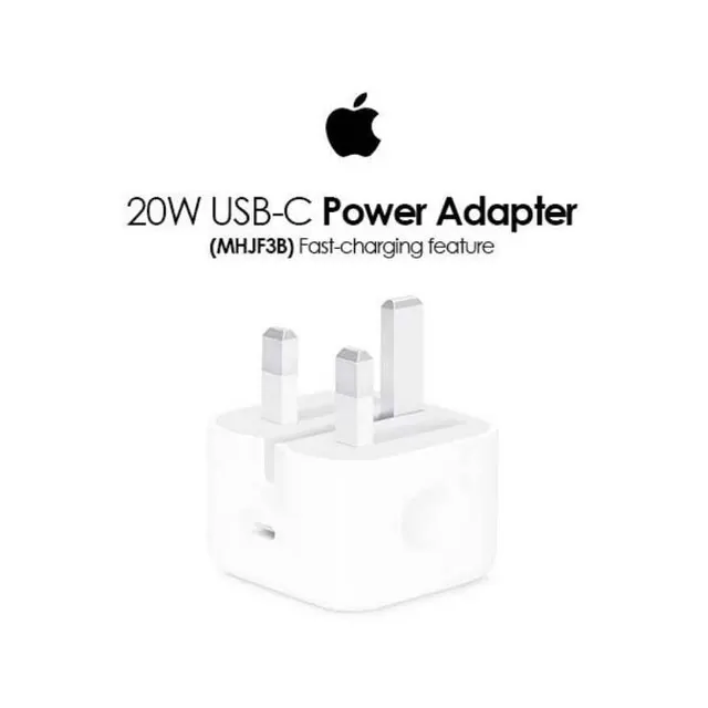 Apple UK Power Adapter Usb-C 20W White MHJF3B/A MUVT3B/A