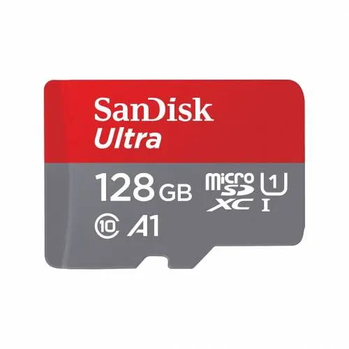 Sandisk Ultra Android microSDXC 128GB + SD Adapter + Memory Zone App 120MB/s A1