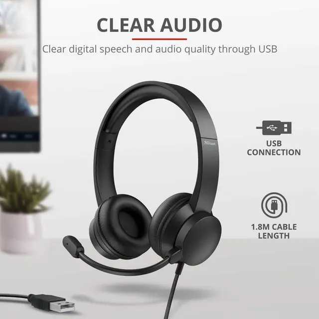 Trust Headset Rydo USB with Microphone 24133
