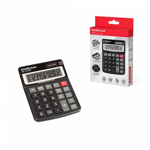 Erichkrause Desk Electronic Calculator 12-DIGITS DC-312N 50312