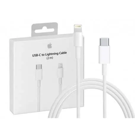 Apple Charge Cable Usb-C male-Lightning White 2m MKQ42ZM/A a (APPMQGH2ZM)