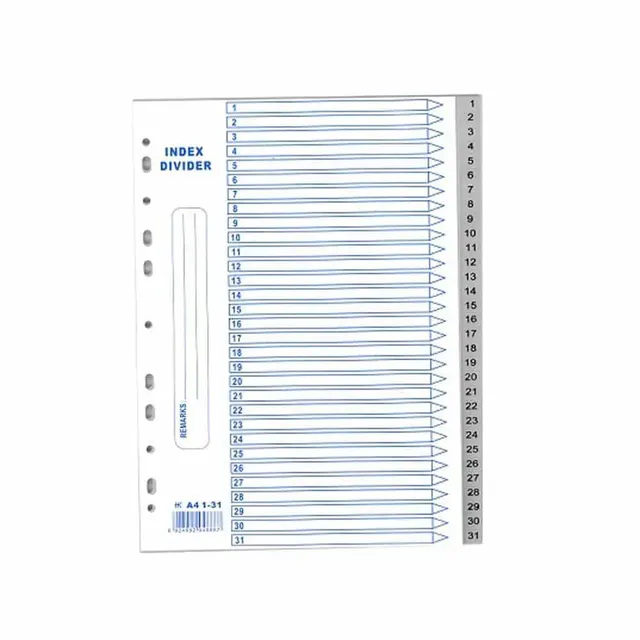 Bindermax PVC Index 1-31 T-131A