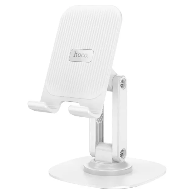 Hoco HD6 Winner Dual-Axis Rotating Desktop Stand White