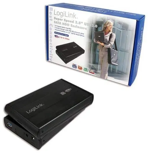 Logilink External HDD Enclosure 3.5'' USB3.0 UA0107 Black