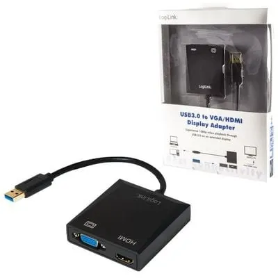 Logilink USB3.0 to Vga/Hdmi BLK UA0234