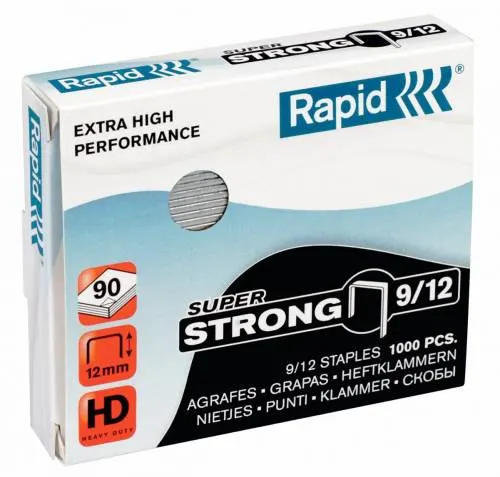 Rapid Staples Super Strong 9/12 (1000) SLV