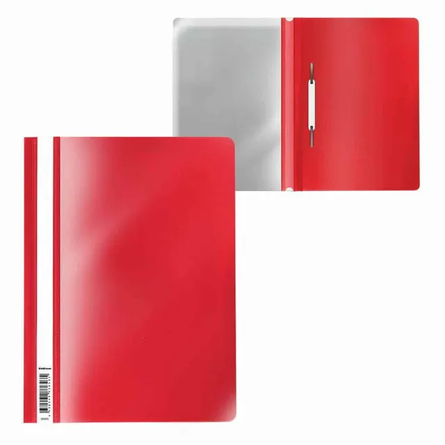 Erichkrause PVC Report Flat File Fizzy A4 Ass Red 50006