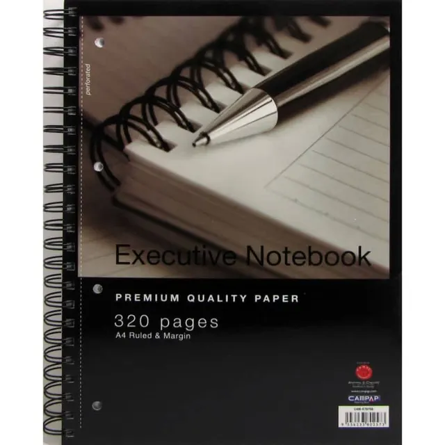 Campap Exercise Book A4 Executive Wire 320 Sheets CAM-K76768N