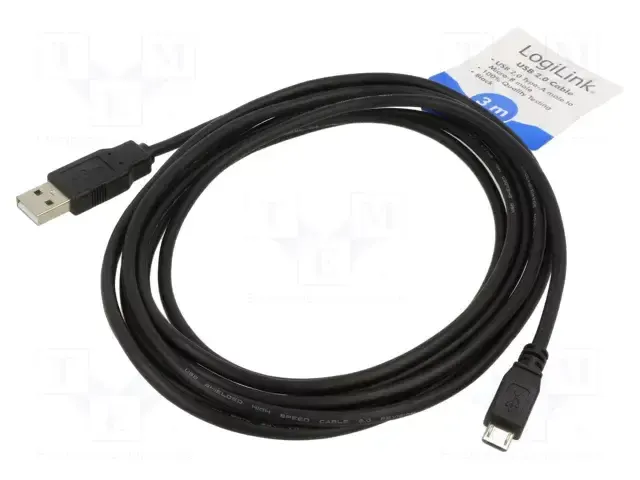 Logilink Usb-A 2.0 (M) - USB-micro-B (M) 3.00m CU0059