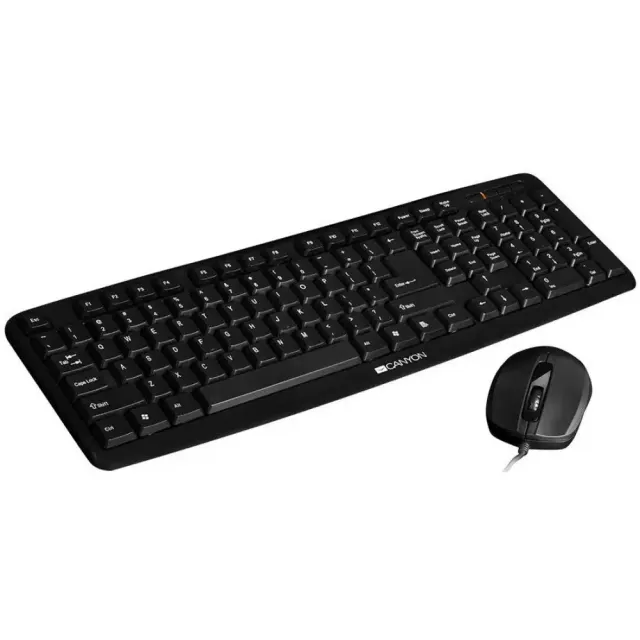 Canyon Classic Wired Combo Set - Keyboard, Mouse Greek - CNE-CSET1
