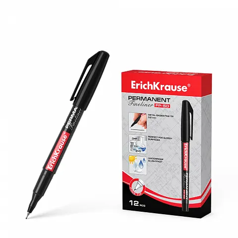 Erichkrause Permanent Marker FP-50 Black 37068