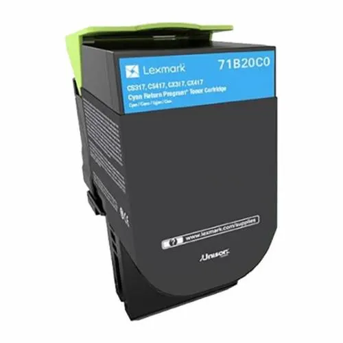 Lexmark Toner 71B20C0 Cyan for CS317/417/517