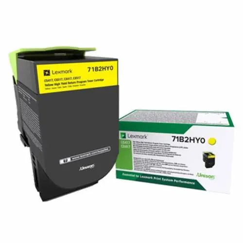 Lexmark Toner 71B2HY0 High Capacity Yellow