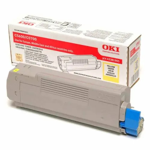 Oki Toner C5600/5700 Yellow N.6134