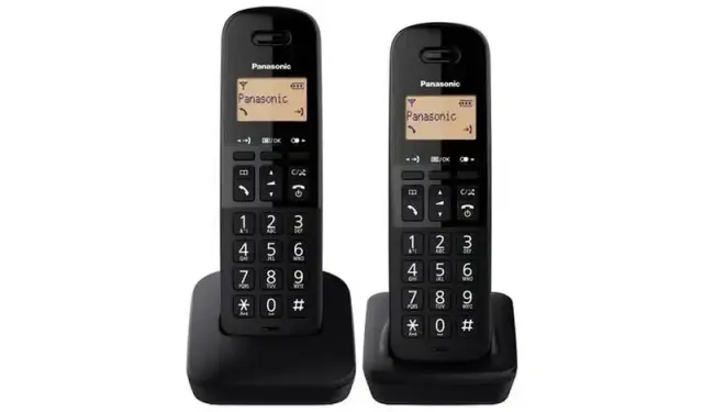 Panasonic Dual Telephone KX-TGB612 Digital Cordless