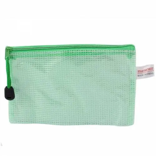 Bag with Zip A5 Green ZIP-A5-G