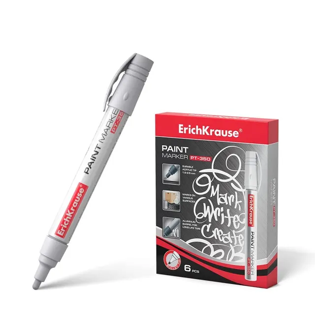 Erichkrause Paint Marker PT-350 White 37293