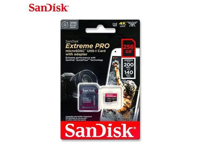 Sandisk Extreme Pro microSDXC 256GB SDSQXCD-256G-GN6MA