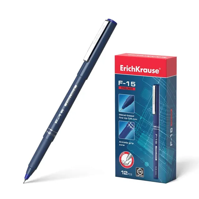 Erichkrause Fineliner Pen 0.6MM F-15 Blue