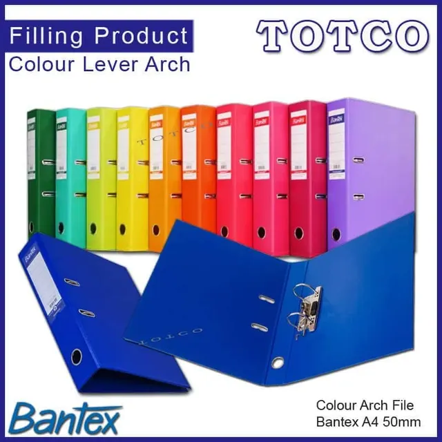 Bantex Box File Narr.Pvc A4 Blue 1451-01