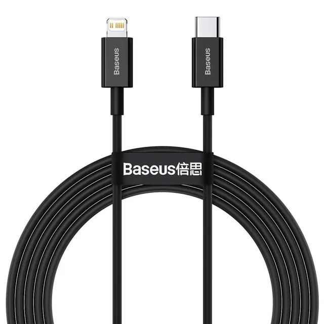 Baseus Type-C to Lightning Cable PD 20W 1M Black