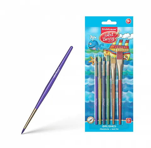 Erichkrause Artberry Synthetic Brushes for Drawing and Decorating 36125