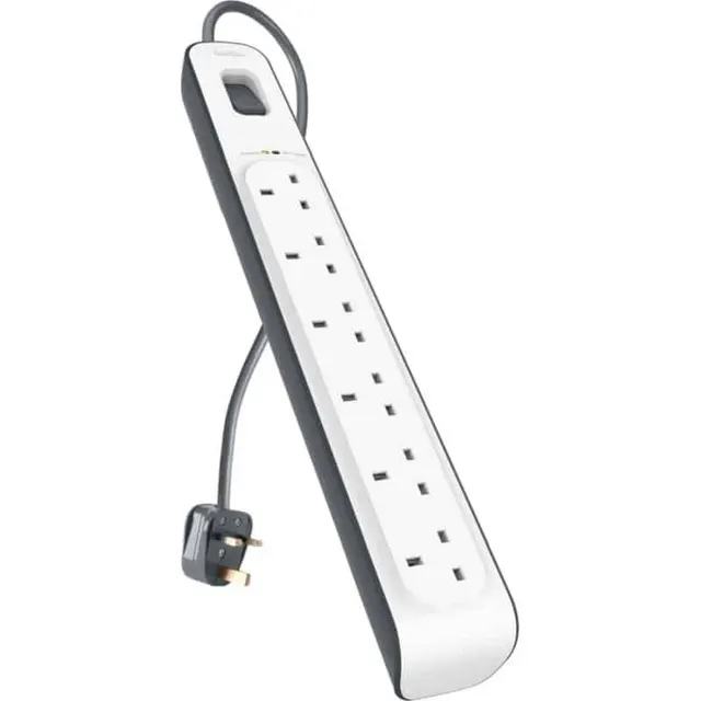 Belkin 6-SOCKET Power Extension 2M with Surge Protection 650J BSV603af2M