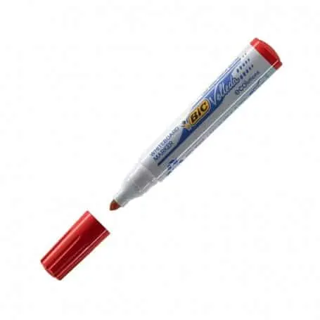 Bic Whiteboard Marker Eco Bullet Tip 1701 Red