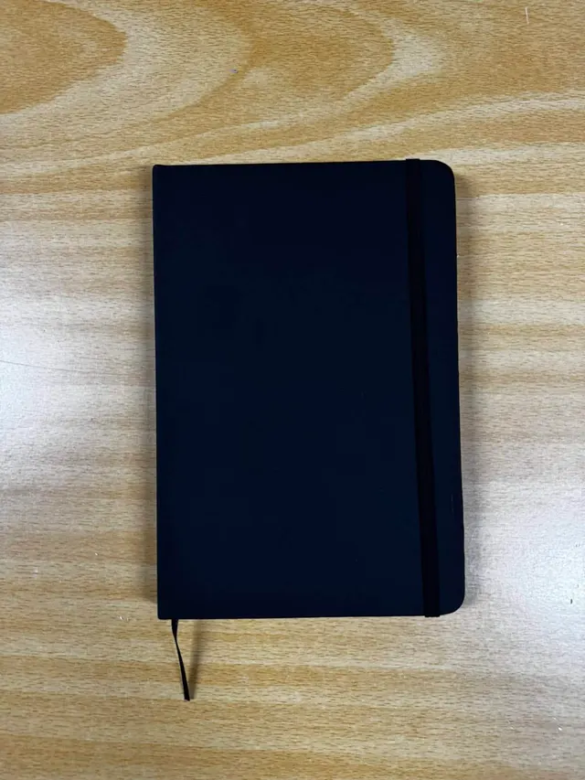 Executive Notebook 100 Sheets Hard Cover A5 Black