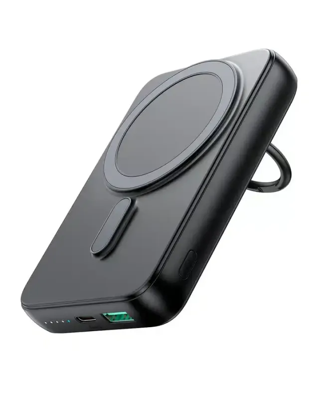 Joyroom Magsafe Power Bank 10000mAh with Ring Holder 20W Black JR-W050