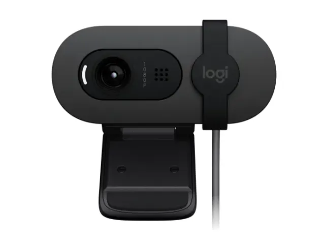 Logitech Webcam Brio 105 with Privacy Shutter 1080P Black (960-001592)