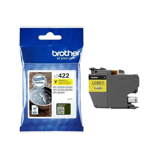 Brother Ink Cartridge LC422 Yellow