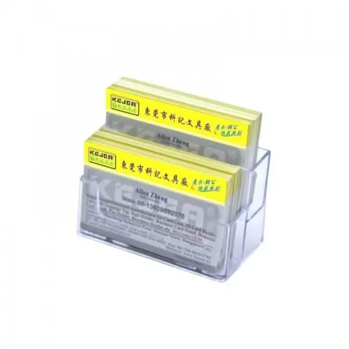 Acrylic Business Card Stand Kejea 2PCS K-500