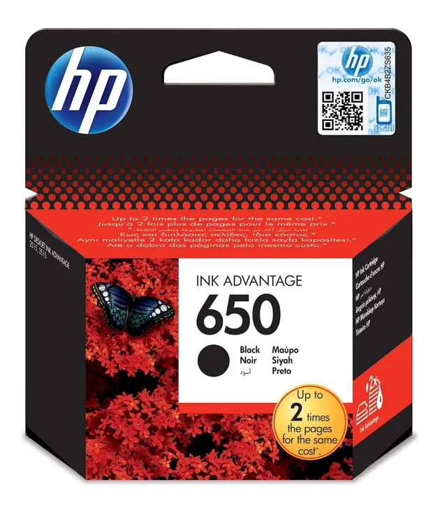 HP Ink Cartridge 650 Black