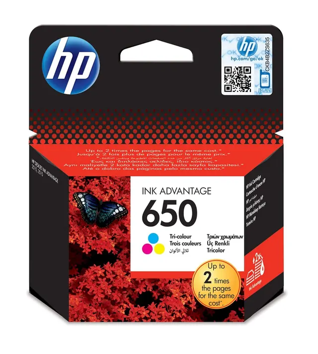 HP Ink Cartridge 650 Colour