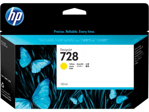 HP Ink Cartridge 728XL Yellow 130ML