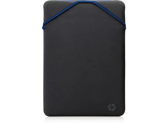 HP Protective Reversible 15.6 Black-Blue Laptop Sleeve 2F1X7AA