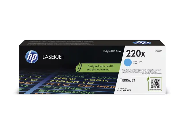 HP Toner 220X Cyan W2201X