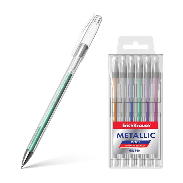 Erichkrause Gel Ink Pen R-301 Metallic 46525