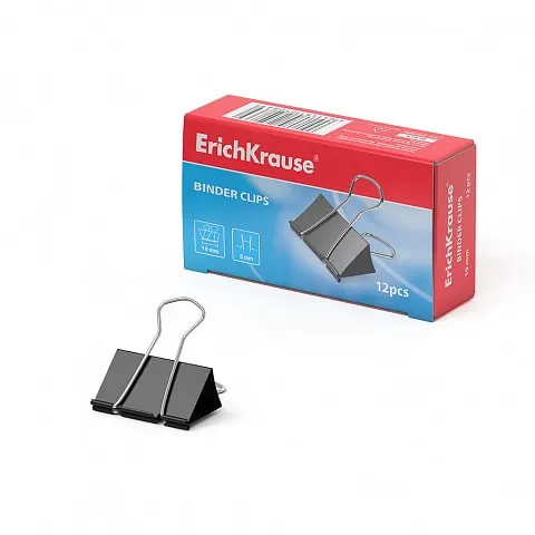 Erichkrause Binder Clips 19mm (12pcs) 25086