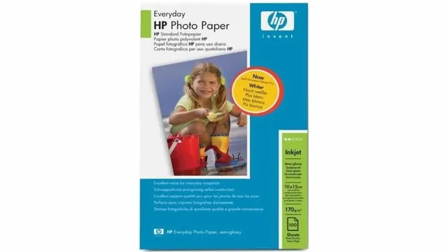 HP Photo Paper Semi Glossy A6 10X15CM 170GR. 100SHEETS Q5441A