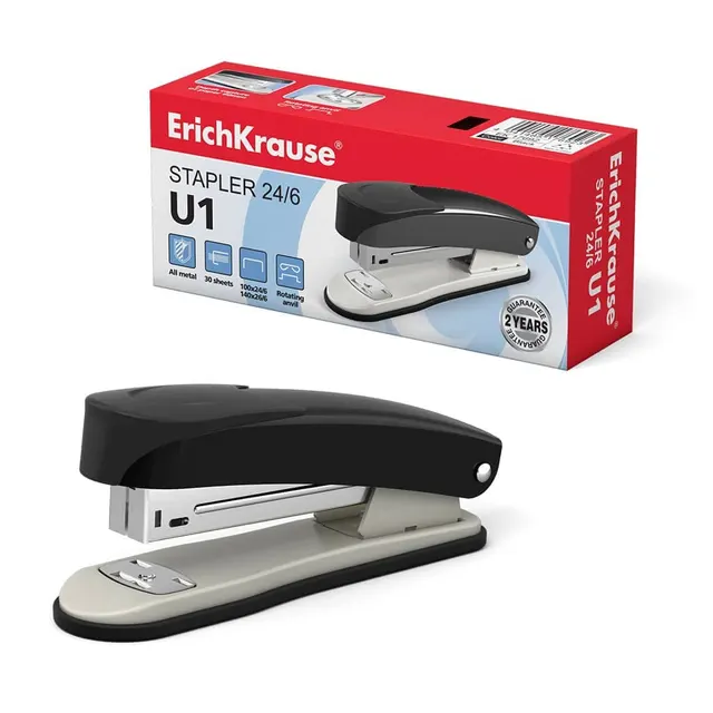 Erichkrause Stapler 24/6 Black 30 Sheets 17692
