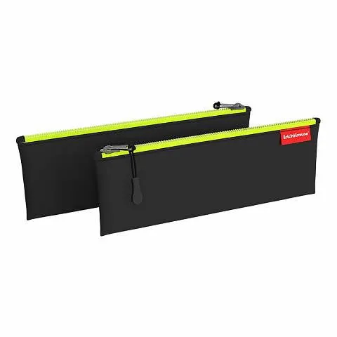 Erichkrause Pencil Case 220X90MM Black&Yellow N.49041