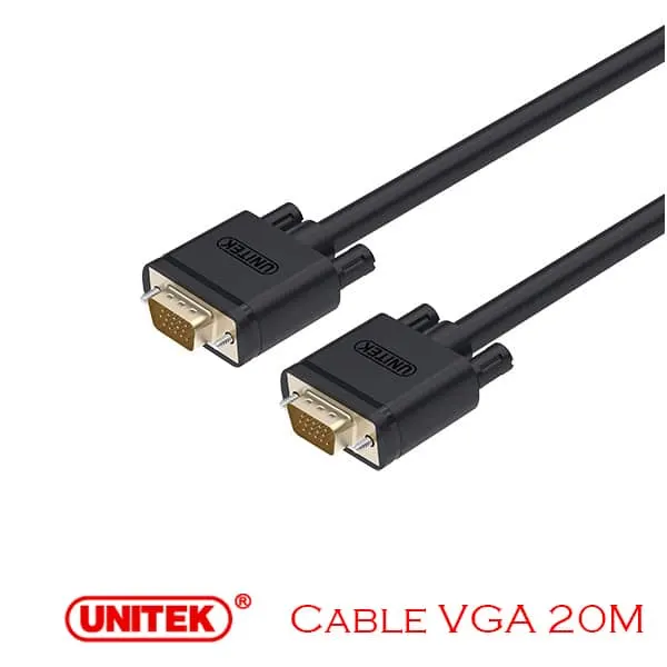 Unitek Y-C508G VGA to VGA Cable 20M