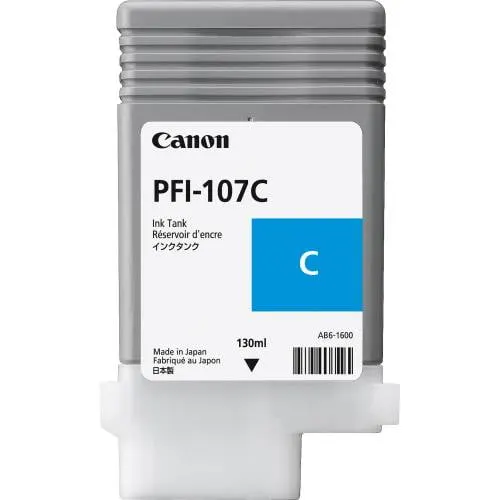 Canon Ink Cartridge PFI-107 Cyan